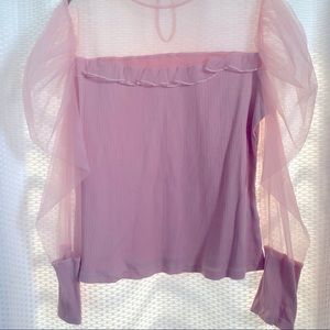 Pink steering wheel blouse